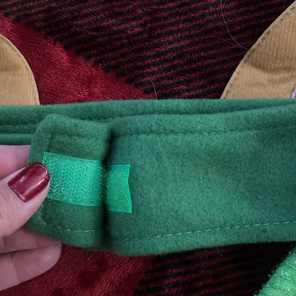 Christmas elf hat set elves ear headbands felted sparkle jingle bells OSFM 🧝🏼 - Picture 5 of 5